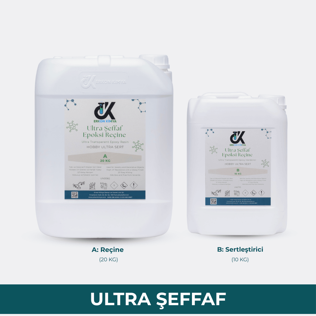 ULTRA ŞEFFAF ULTRA SERT Hobby Epoxy - 30 KG