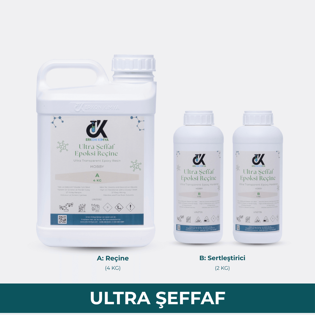 Ultra Şeffaf Hobby Epoksi - 6 KG