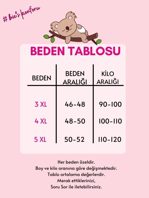 Kalpli Çiçek Desenli Büyük Beden Kadın Uzun Kol Pijama Takımı -  %100 Pamuk Penye Mevsimlik 3 Düğmel