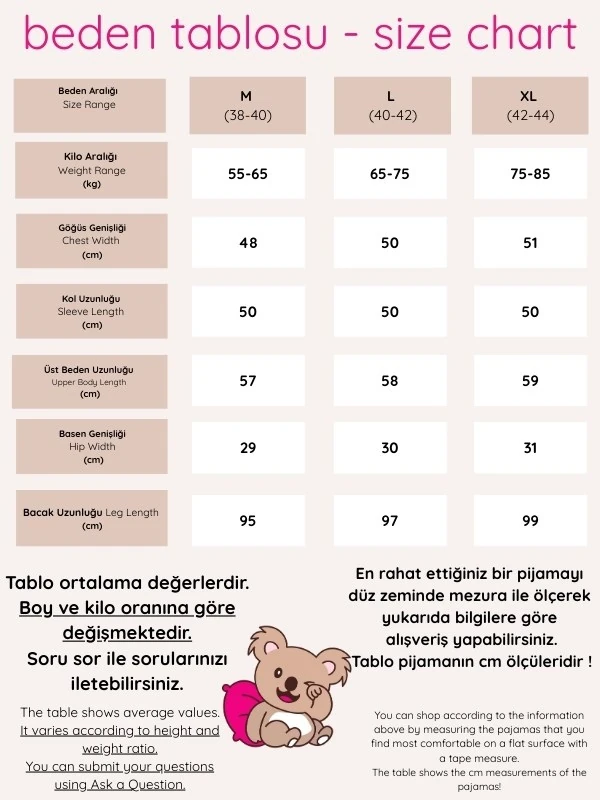 Kadın Viskon Mevsimlik Uzun Kol Cepli Pijama Takımı-Üstü İnce Triko Alt Pijama Dar Kesim Jakar Kumaş