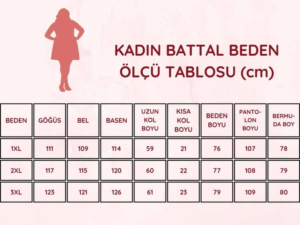 Kadın Saks Mavi 3 Düğmeli Etnik Desen Likralı Viskon Uzun Kol Pijama Takımı