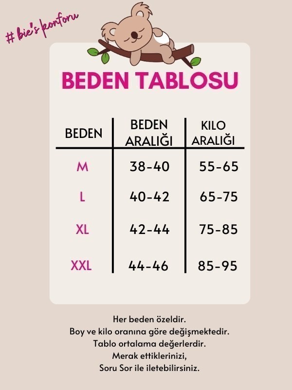 Kadın Desenli Bisiklet Yaka Düğmesiz Pamuklu Yazlık Kısa Kol Pijama Takımı