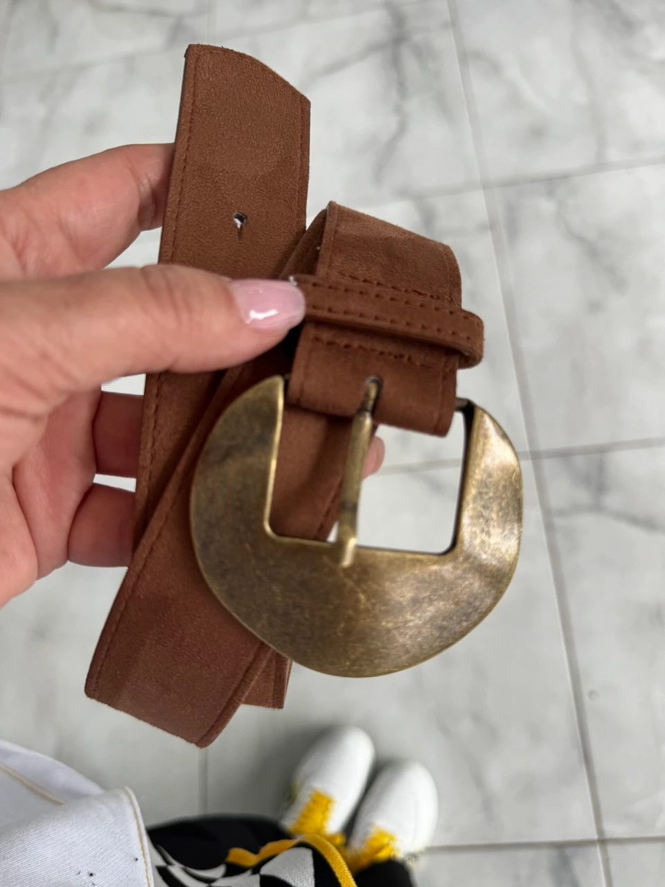 KAHVERENGİ SÜET KEMER