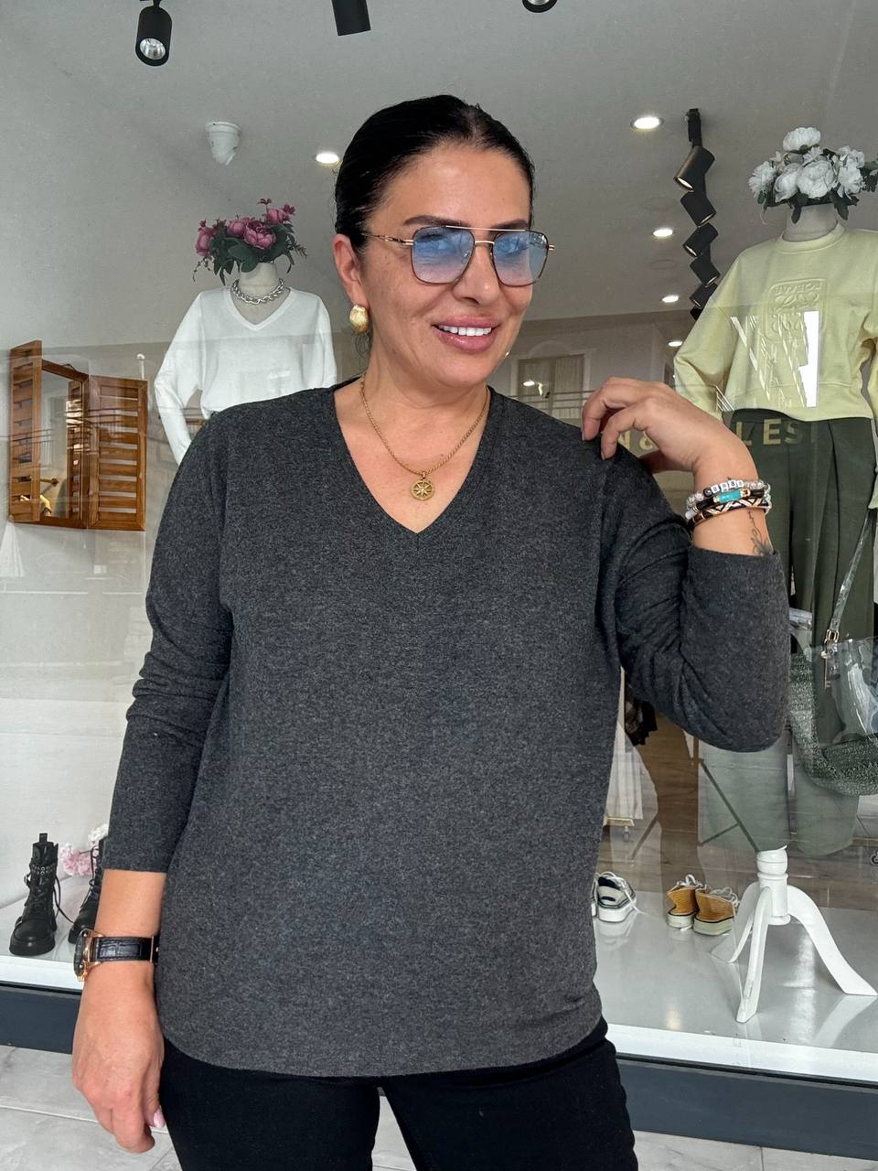 ANTRASİT YUMOŞ KAZAK