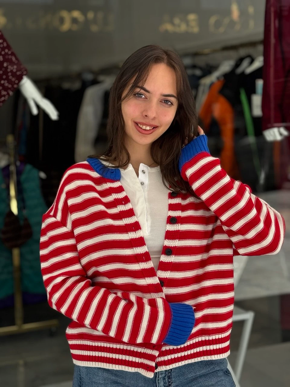 RENKLİ ÇİZGİLİ HIRKA