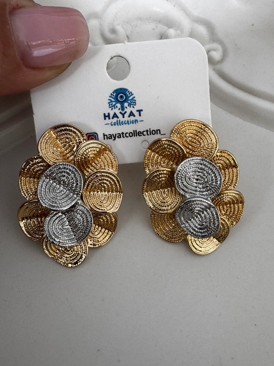 İKİ RENK ELEGANCE KÜPE