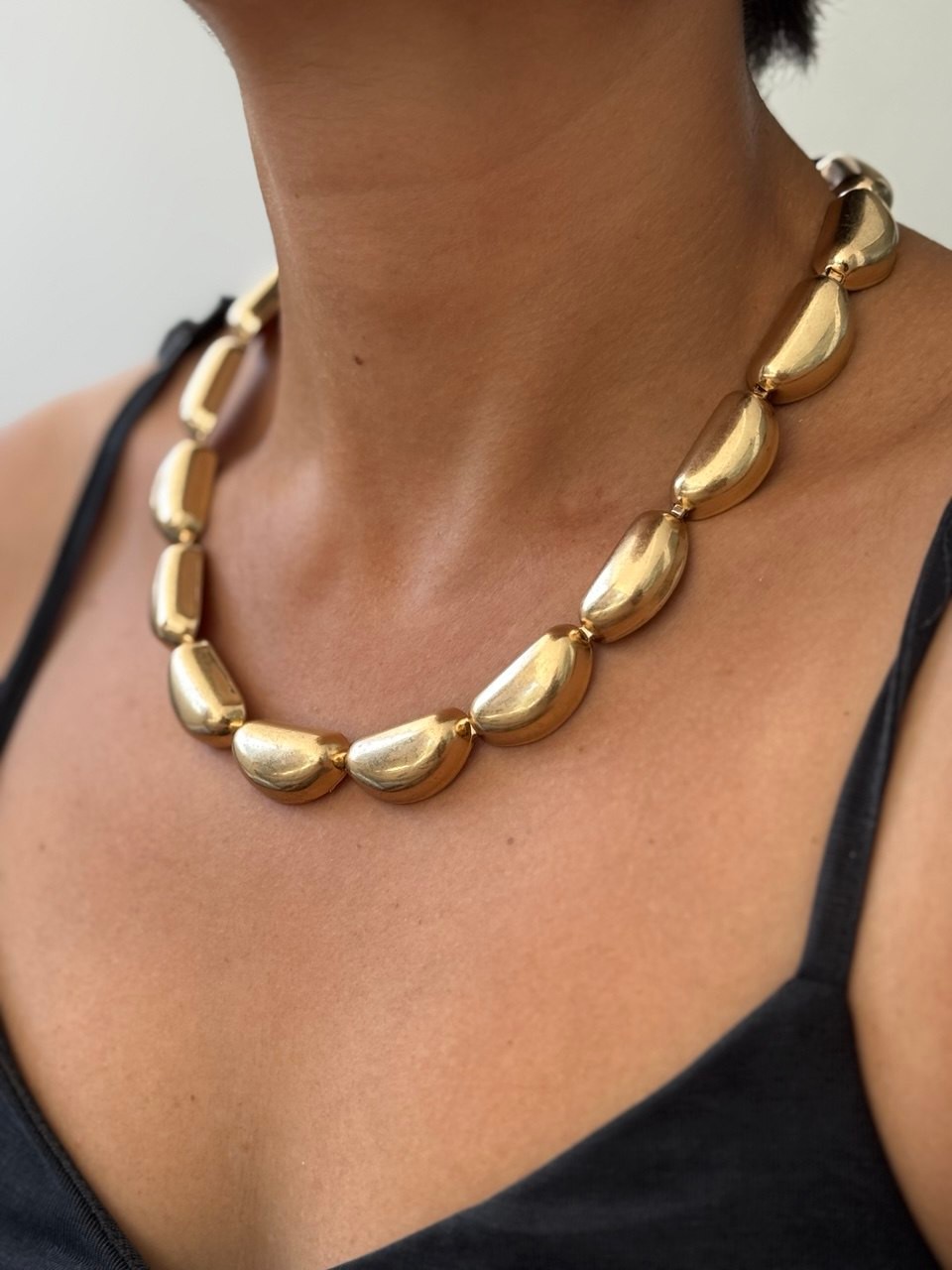 GOLD DETAYLI KOLYE