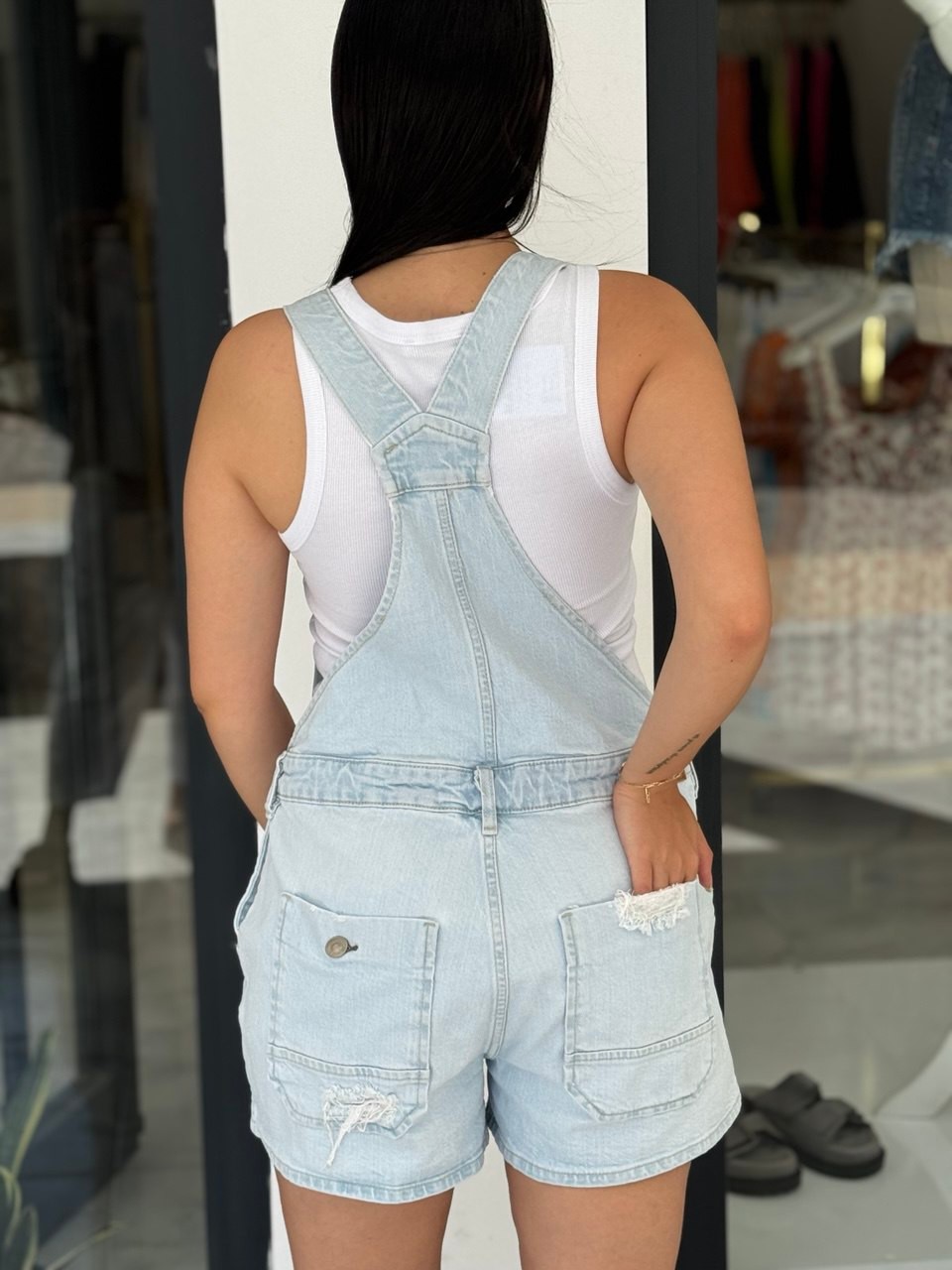 MARKA JEAN ŞORTLU SALOPET