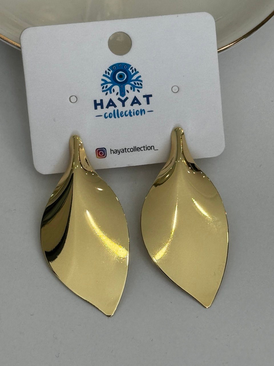 GOLD YAPRAK KÜPE