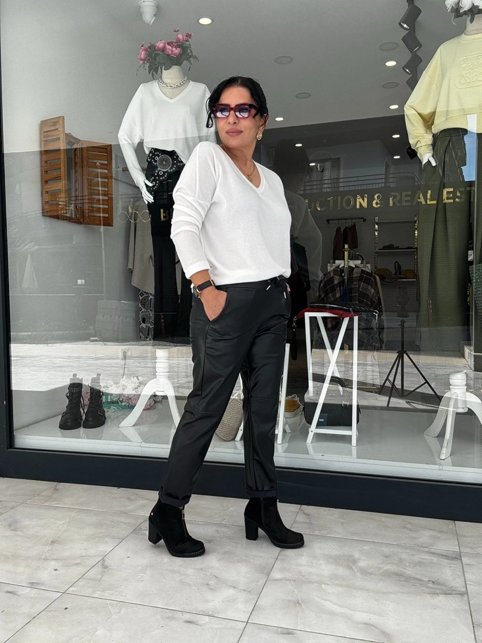 SİYAH DERİ PANTOLON