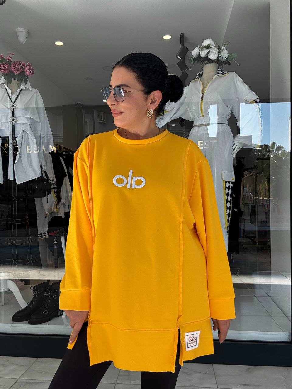 SARI SWEATSHİRT