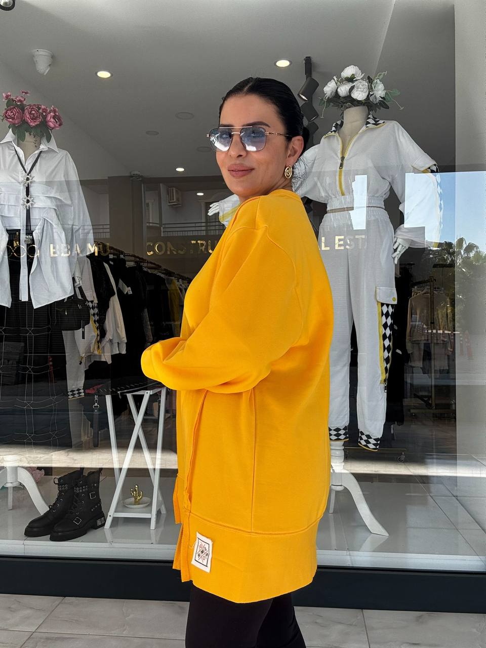 SARI SWEATSHİRT