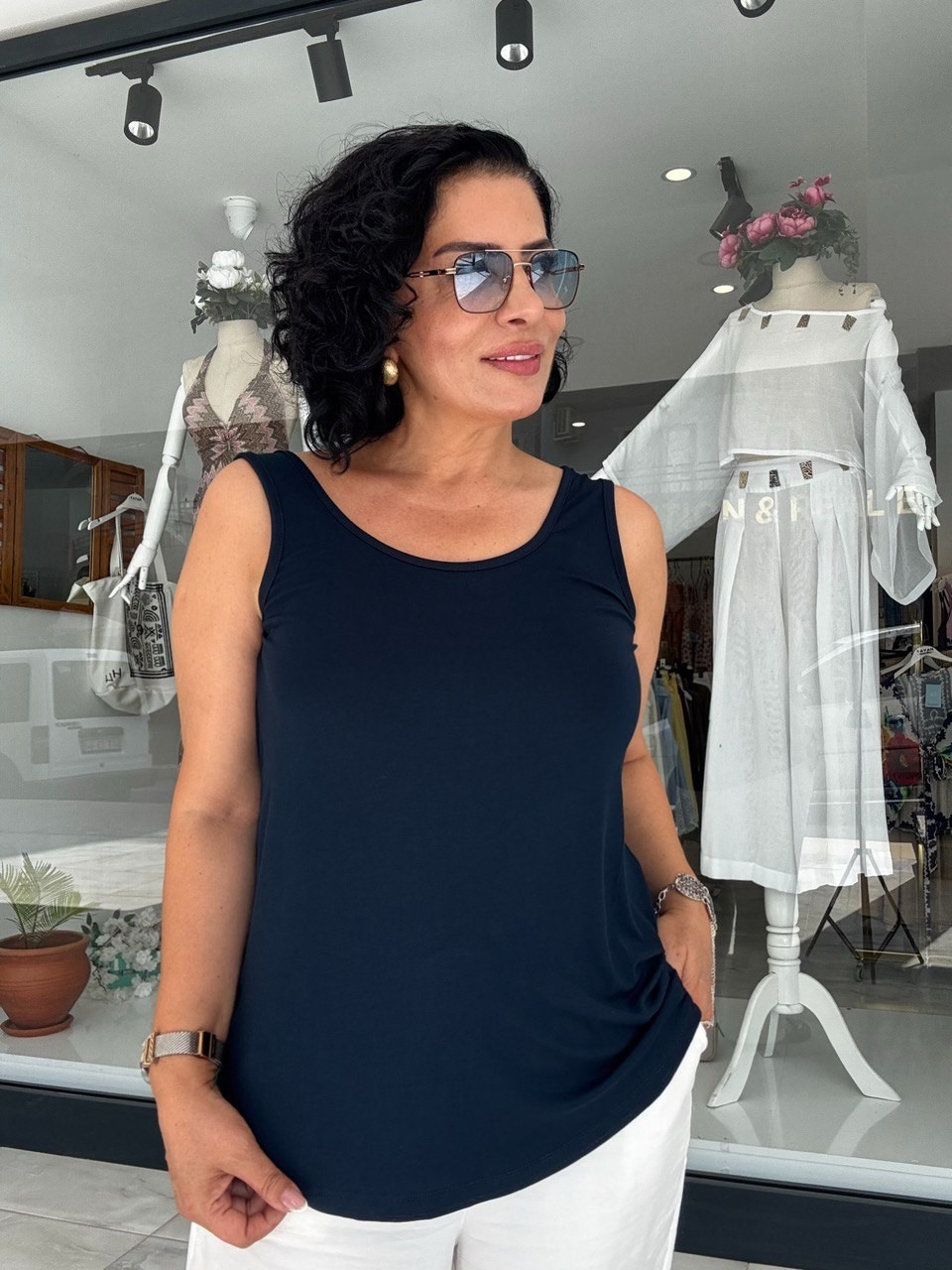 KONFOR ASKILI LACİVERT ATLET