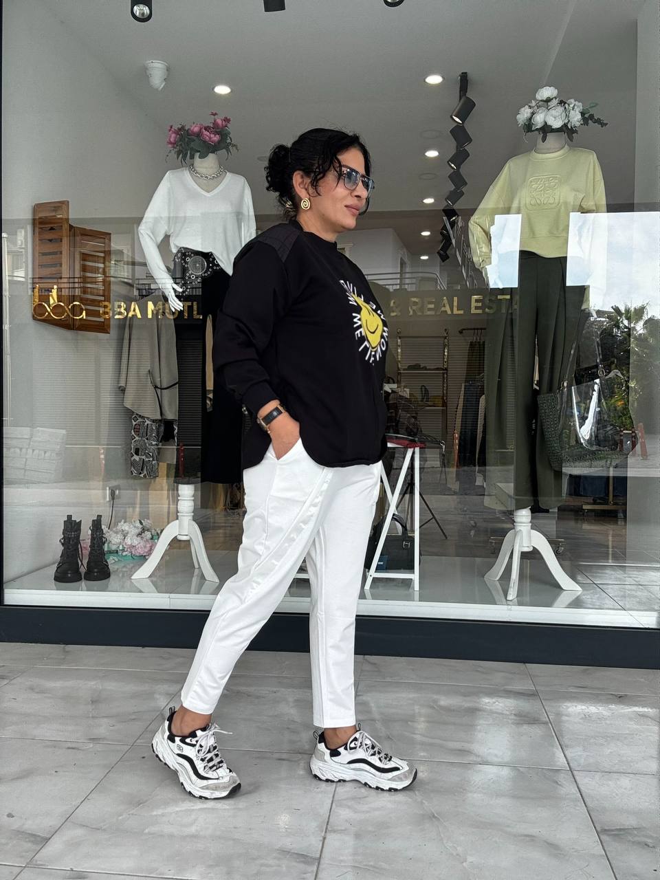 WHİTE LİNE JOGGER PANTOLON