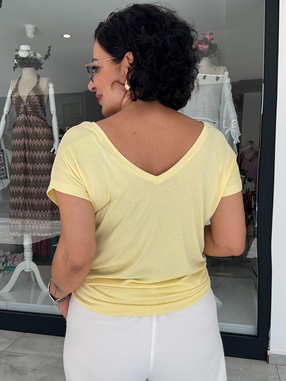 KONFOR SARI T-SHİRT