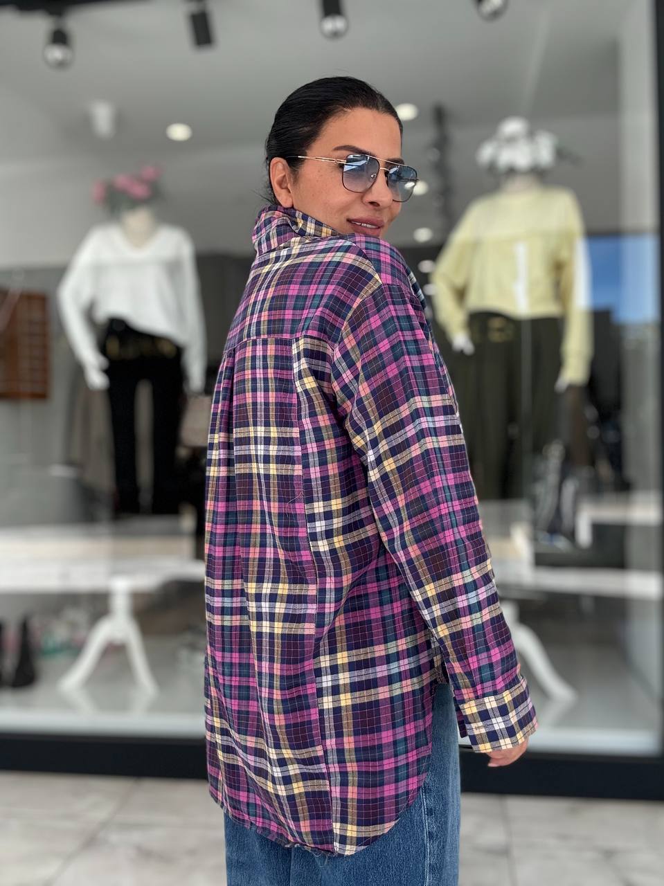 COLORPOP KARELİ GÖMLEK