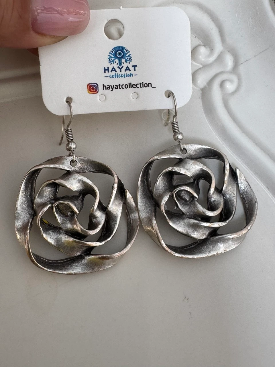 VİNTAGE GÜMÜŞ KÜPE