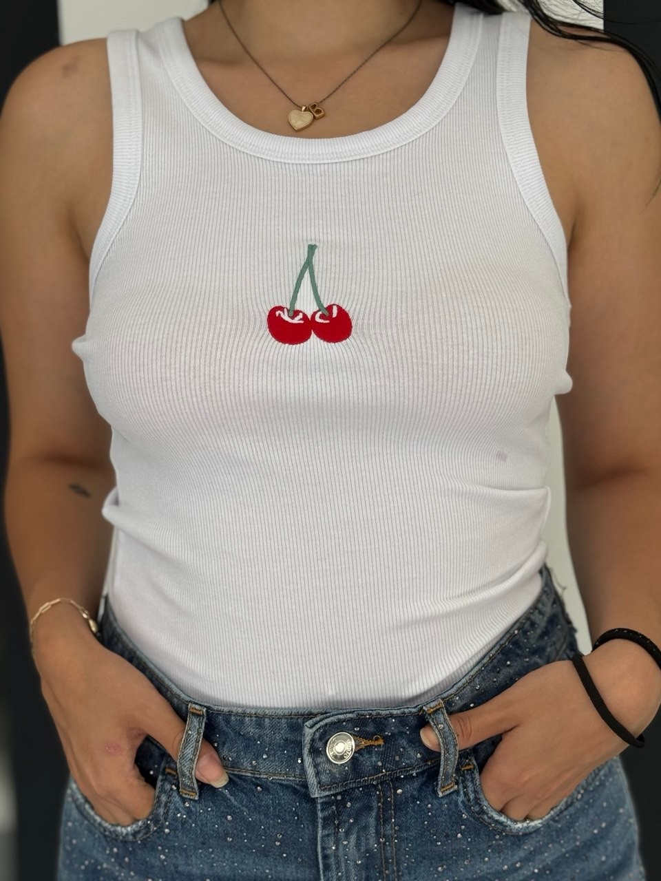 KİRAZ İŞLEMELİ BODY