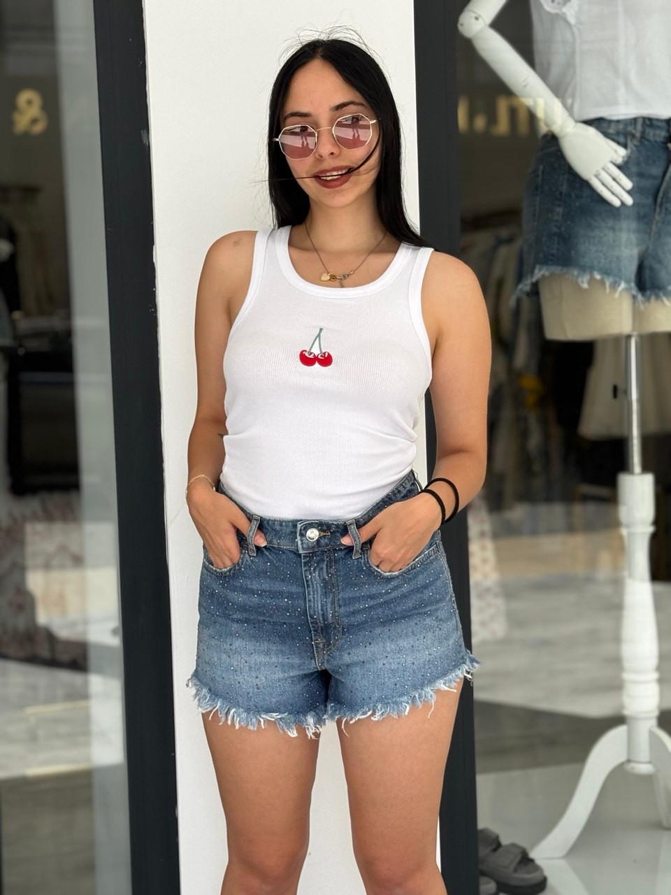 KİRAZ İŞLEMELİ BODY