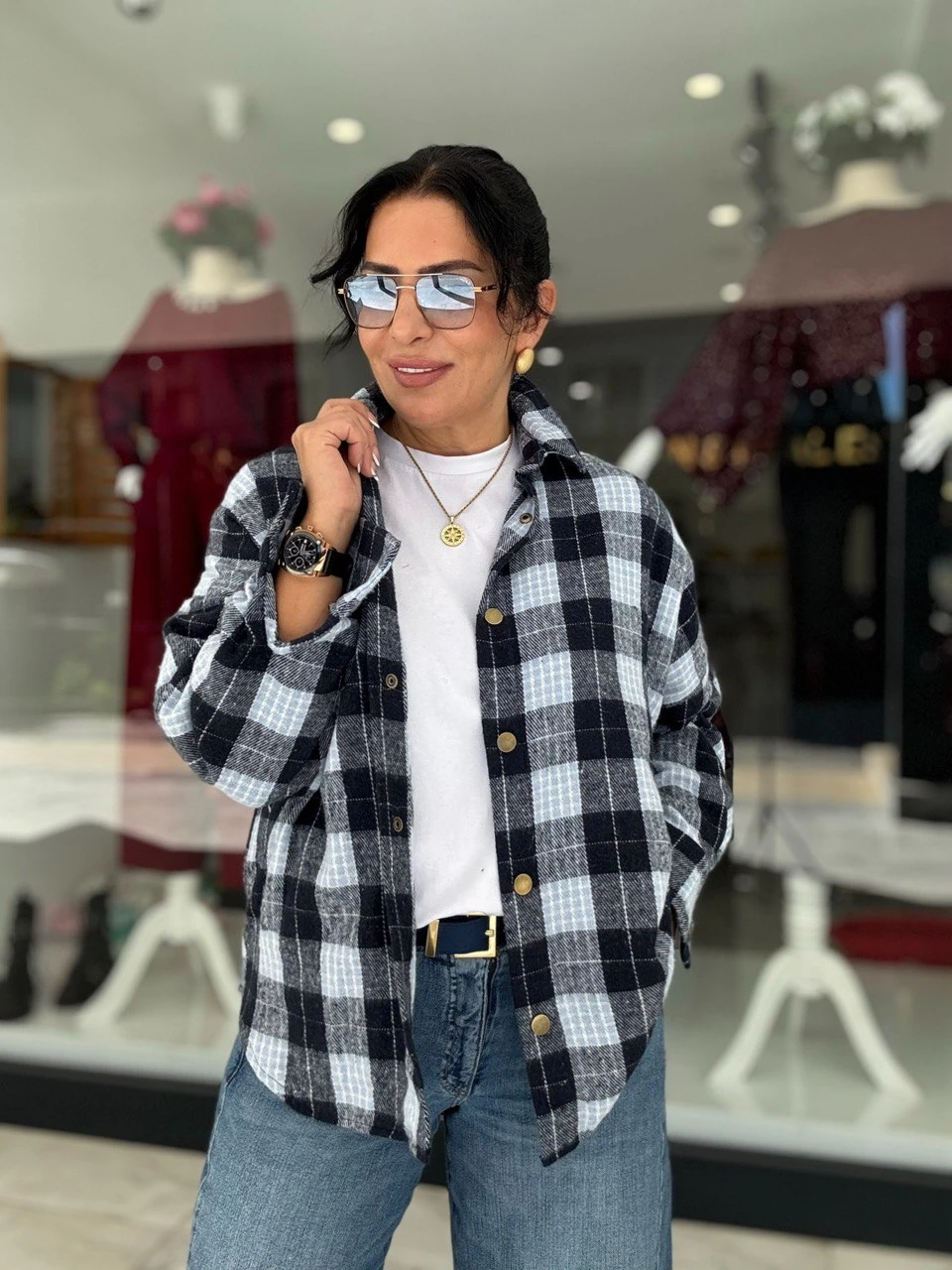 ODUNCU LACİVERT GÖMLEK