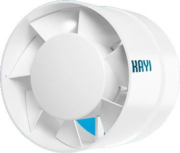 Kayı Yuf 125-Yuvarlak Banyo Fanı