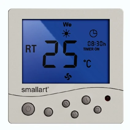 Smallart Sıva Üstü Dijital Fancoil Termostatı Sm2008FFS-L