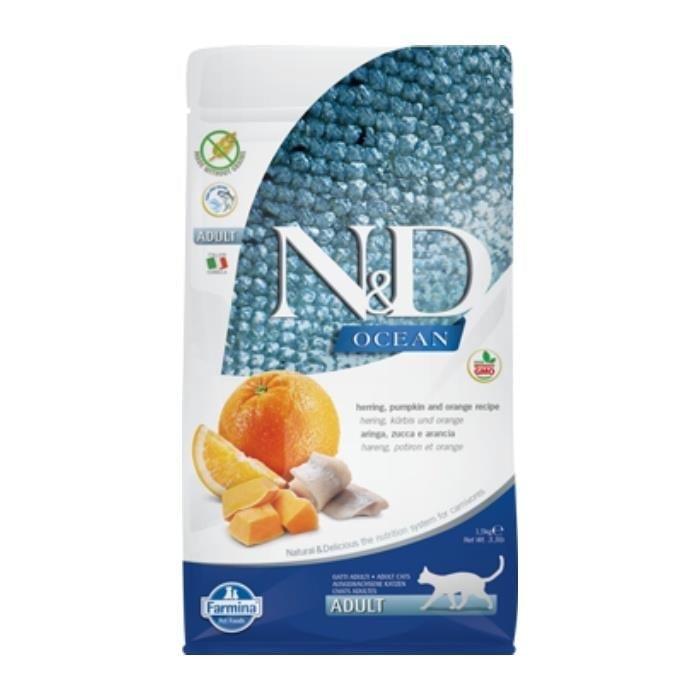 ND Ocean Ringa Balığı, Portakal, Bal Kabağı Adult 1,5 Kg