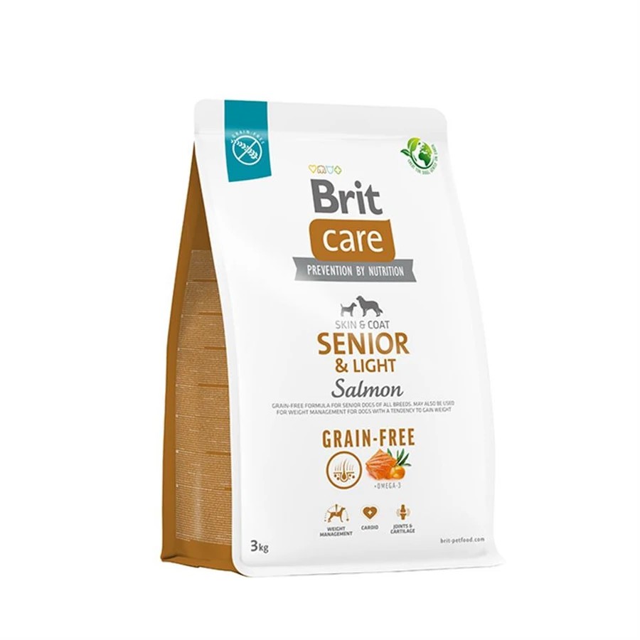 BRIT SENIOR AND LIGHT SOMON 3 KG
