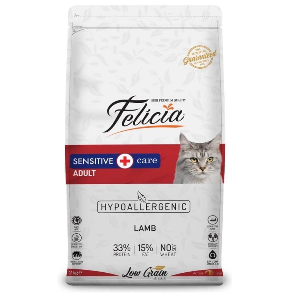 Felicia Yetişkin Kuzulu Kedi Maması 12 kg
