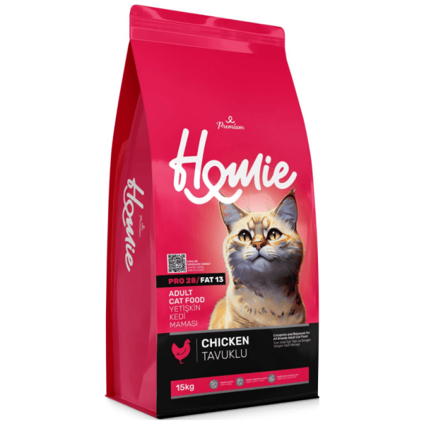 Homie Tavuklu Kedi Maması 15 Kg