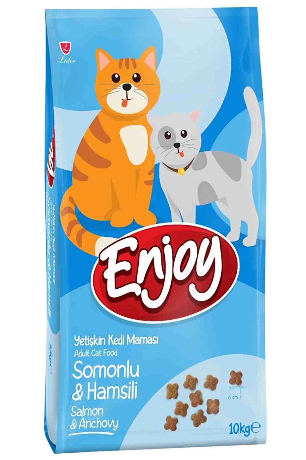 ENJOY SOMON HAMSİ KEDİ MAMASI 10 KG