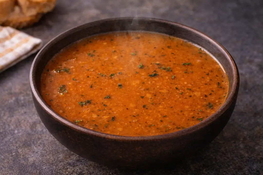 kemik suyuna tarhana çorbası