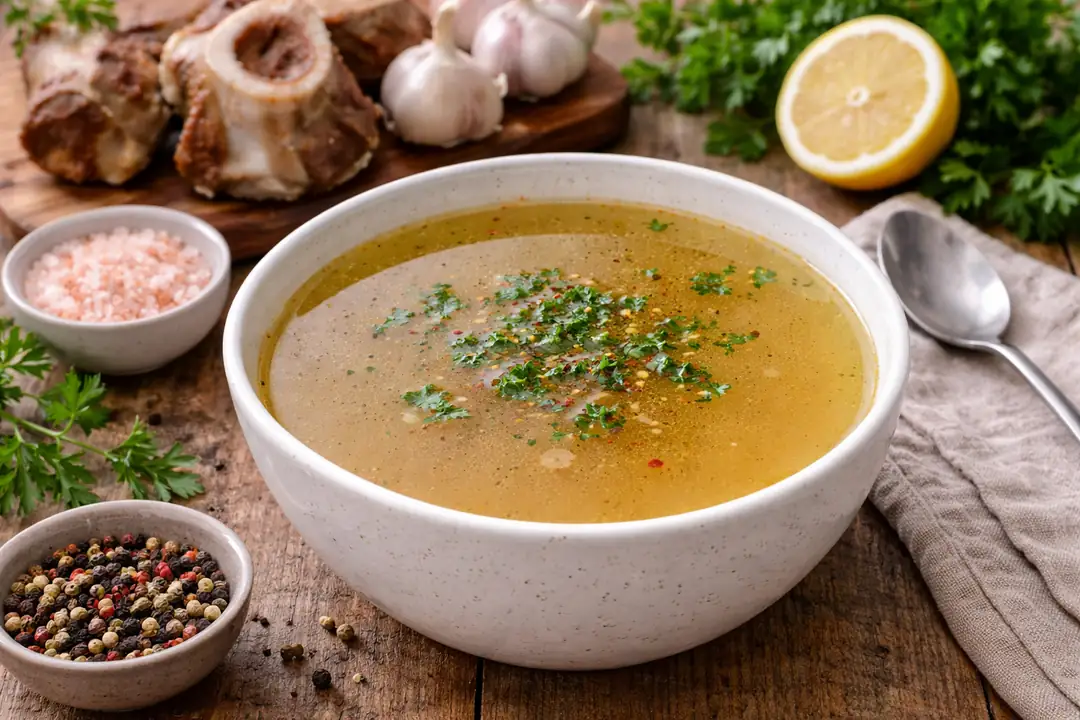 İlikli Kemik Suyu Çorbası