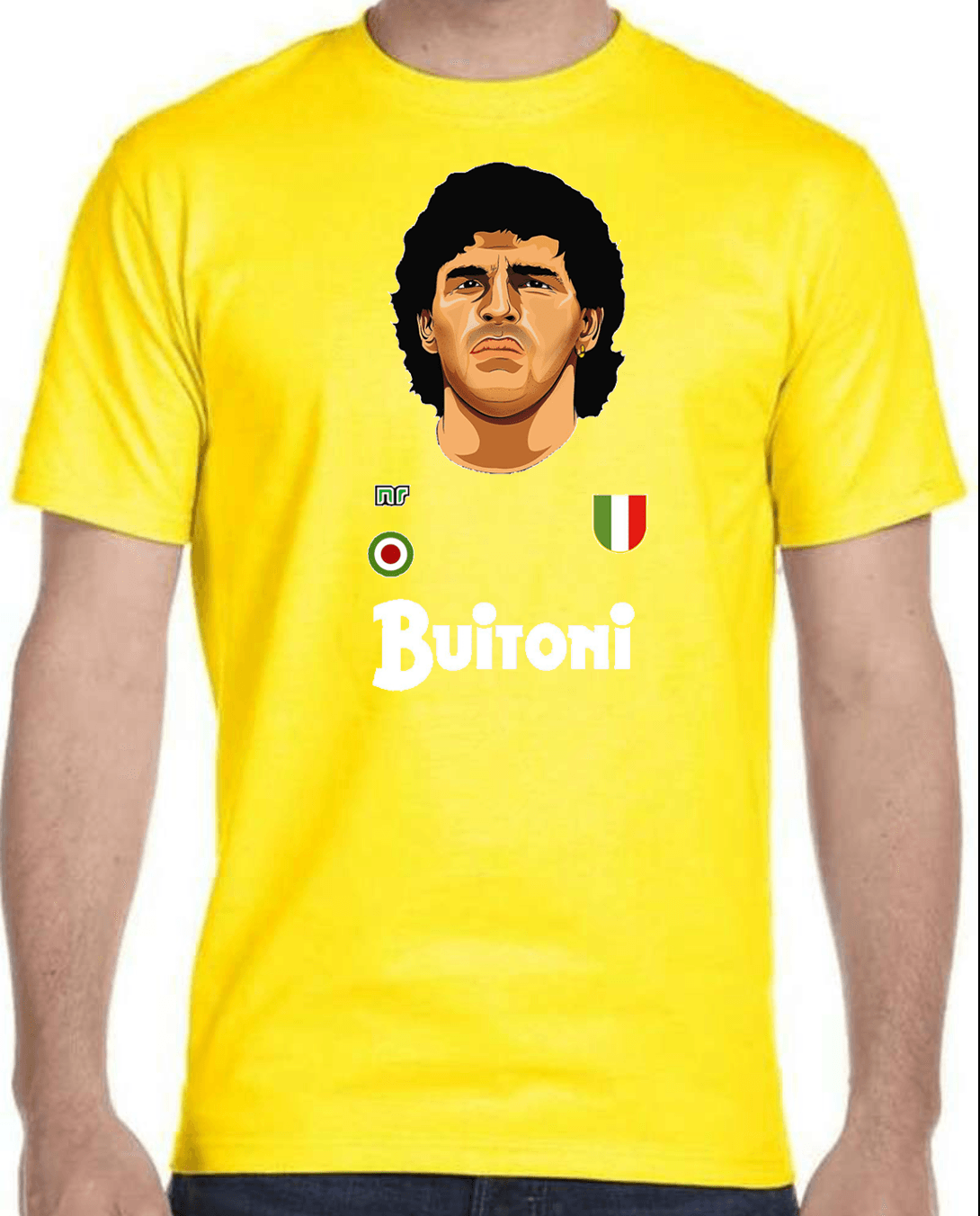 Maradona Italy / sarı