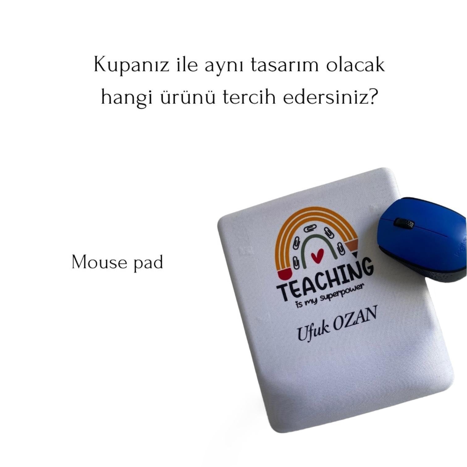 İsme Özel Öğretmen Kupası Hediye Seti