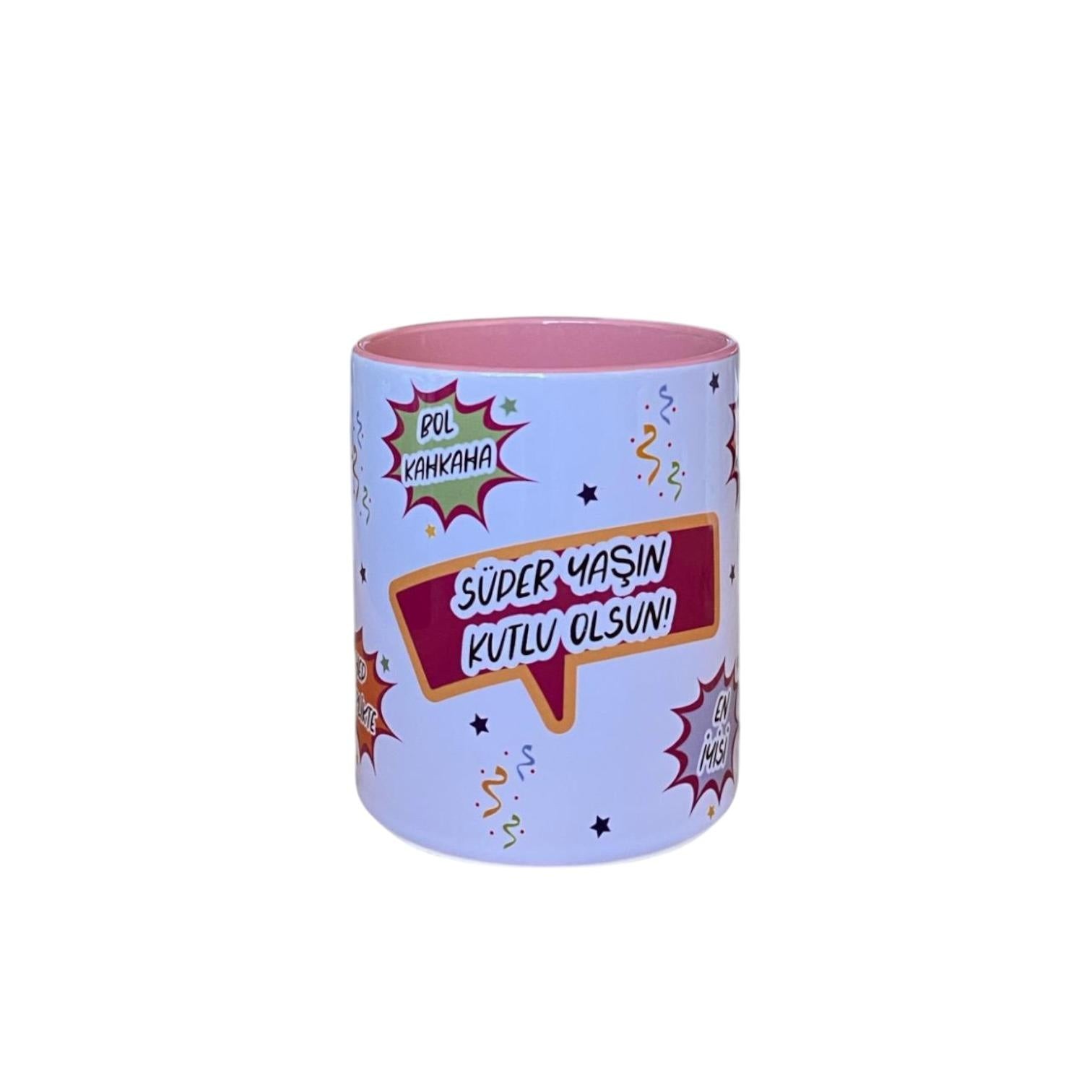 Doğum Günü Dilekleri Pembe Doğum Günü Kupası