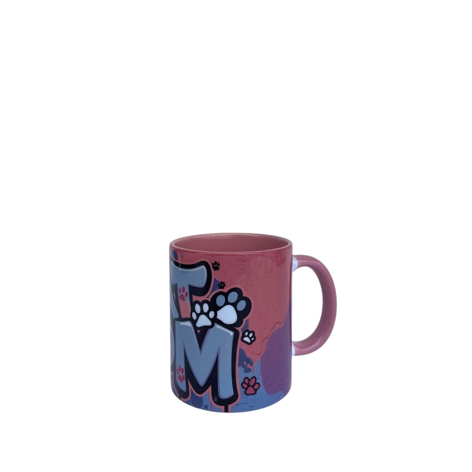 Cat Mom Tasarım Baskılı Kupa