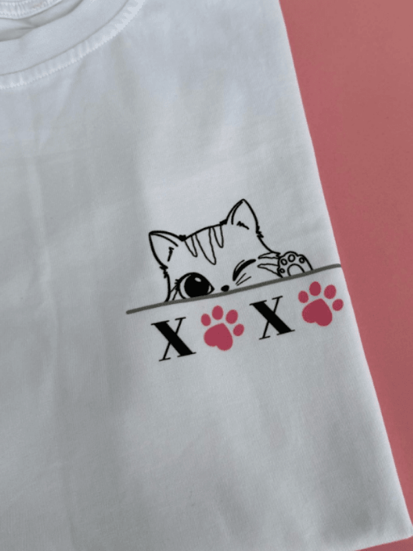 Cat Mom Miyavlı Kalpler Seti