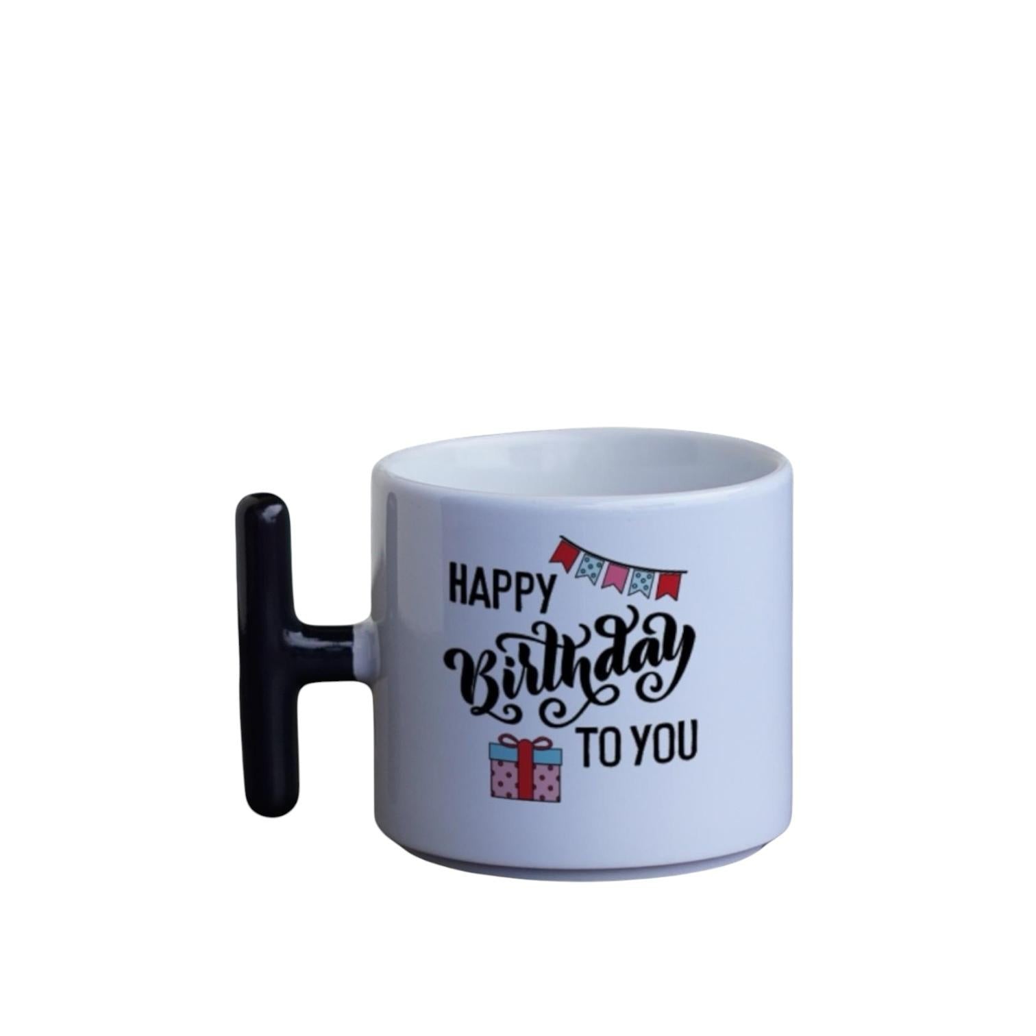 Happy Birthday Mesajlı T Kupa