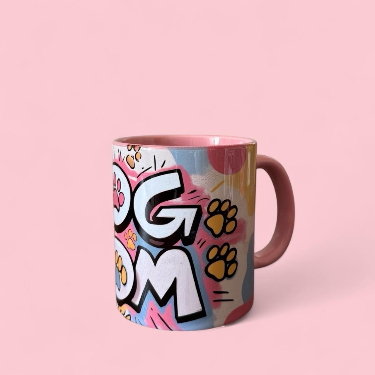 Dog Mom Tasarım Baskılı Kupa