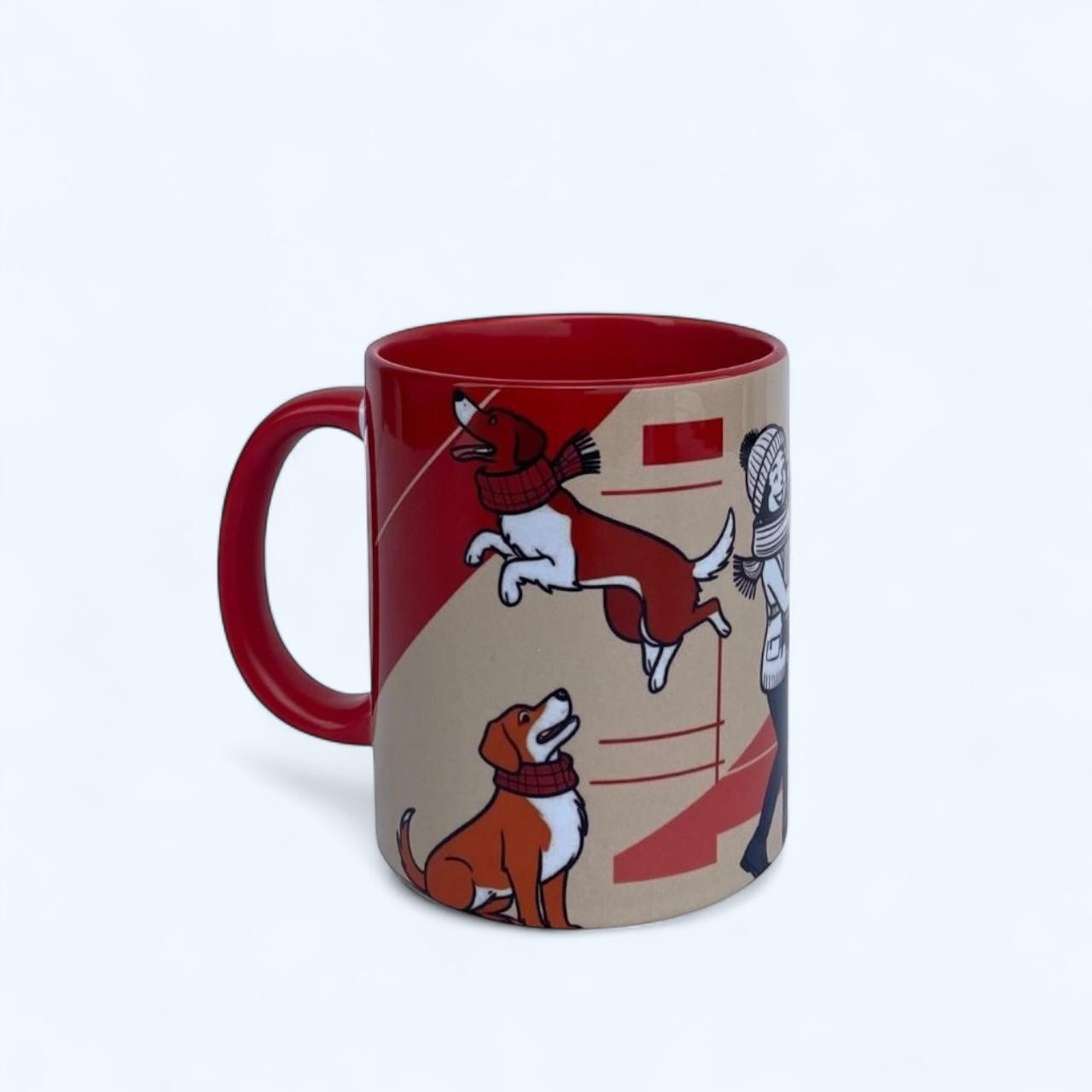 Dog Family Tasarım Baskı Kupa