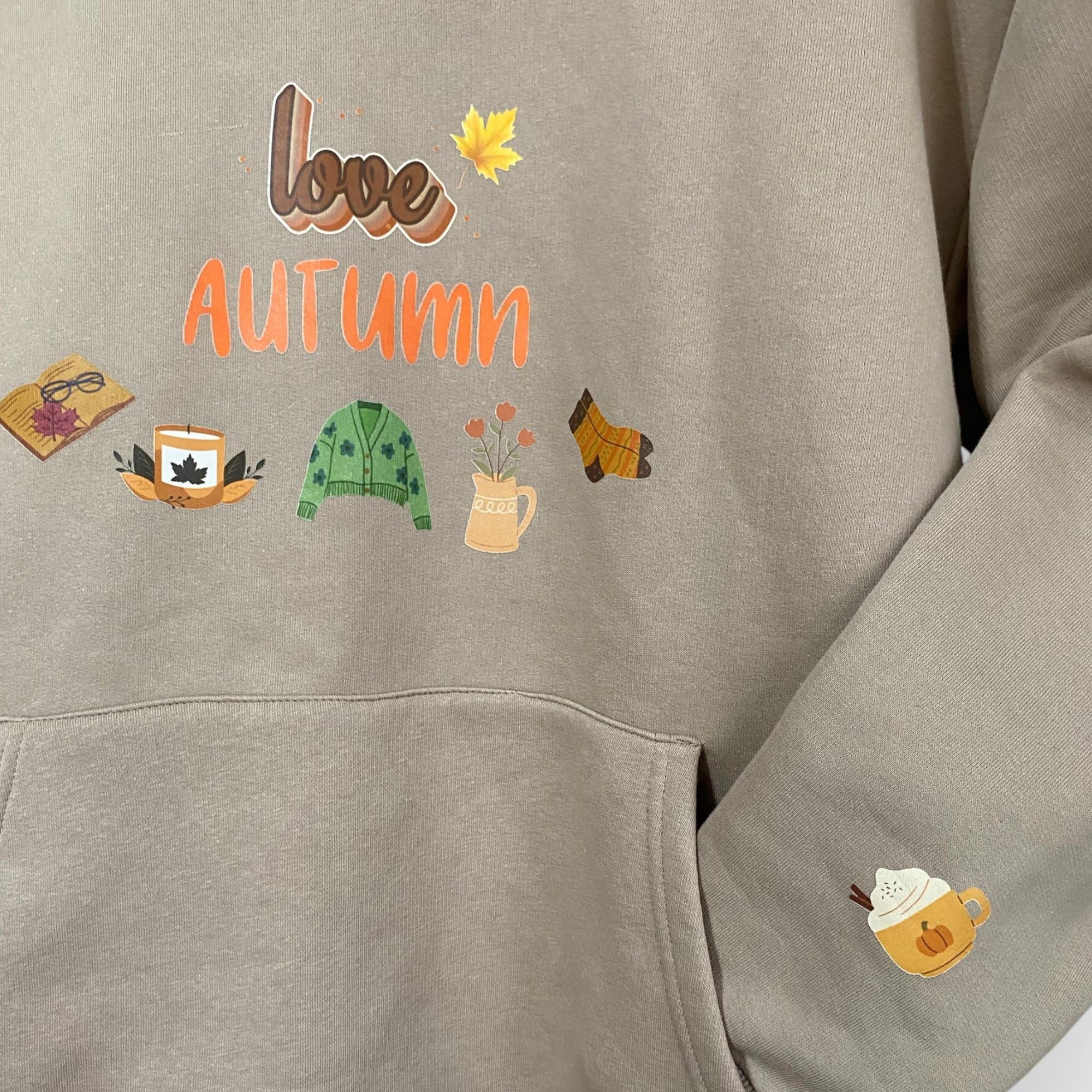 LOVE AUTUMN'' HOODİE