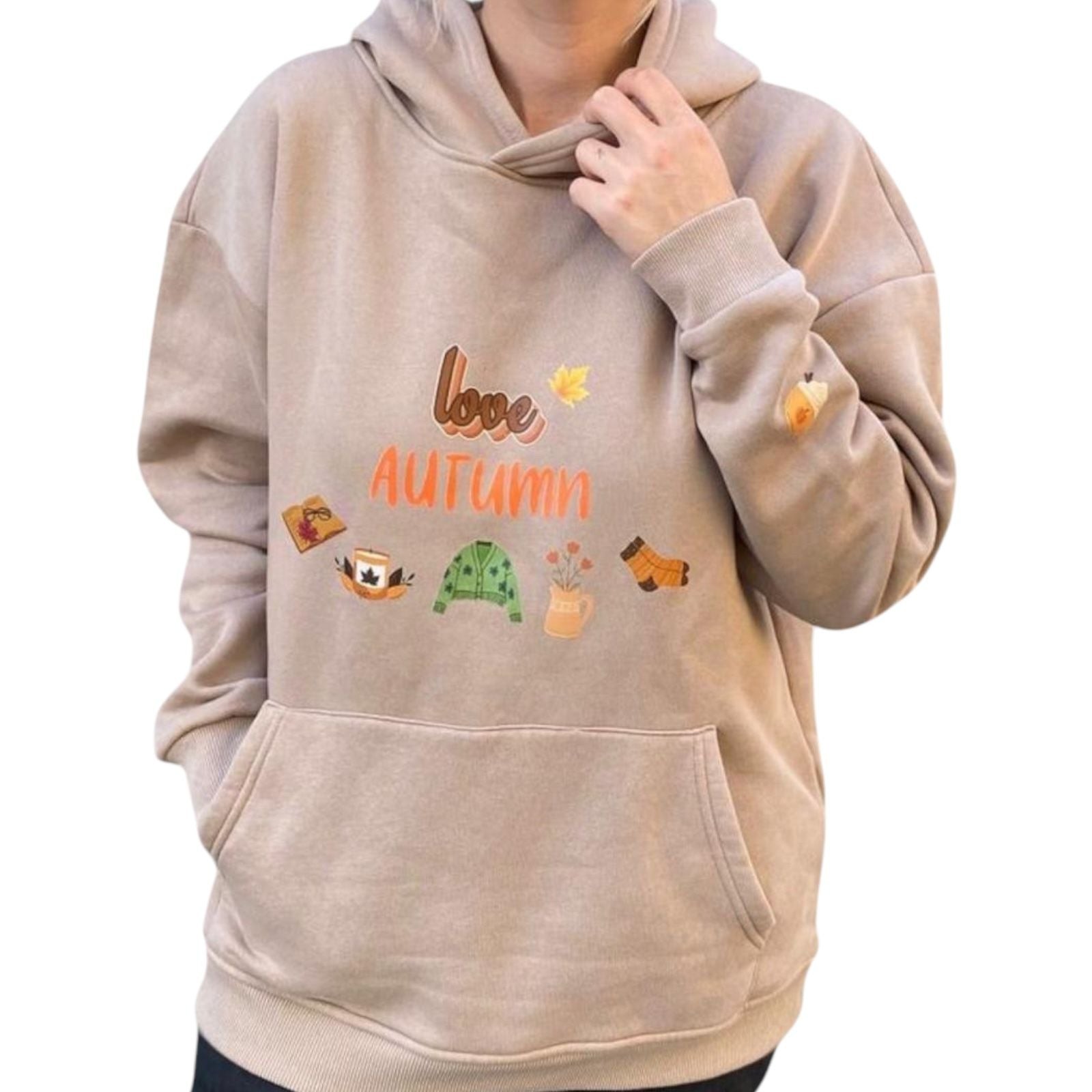 LOVE AUTUMN'' HOODİE