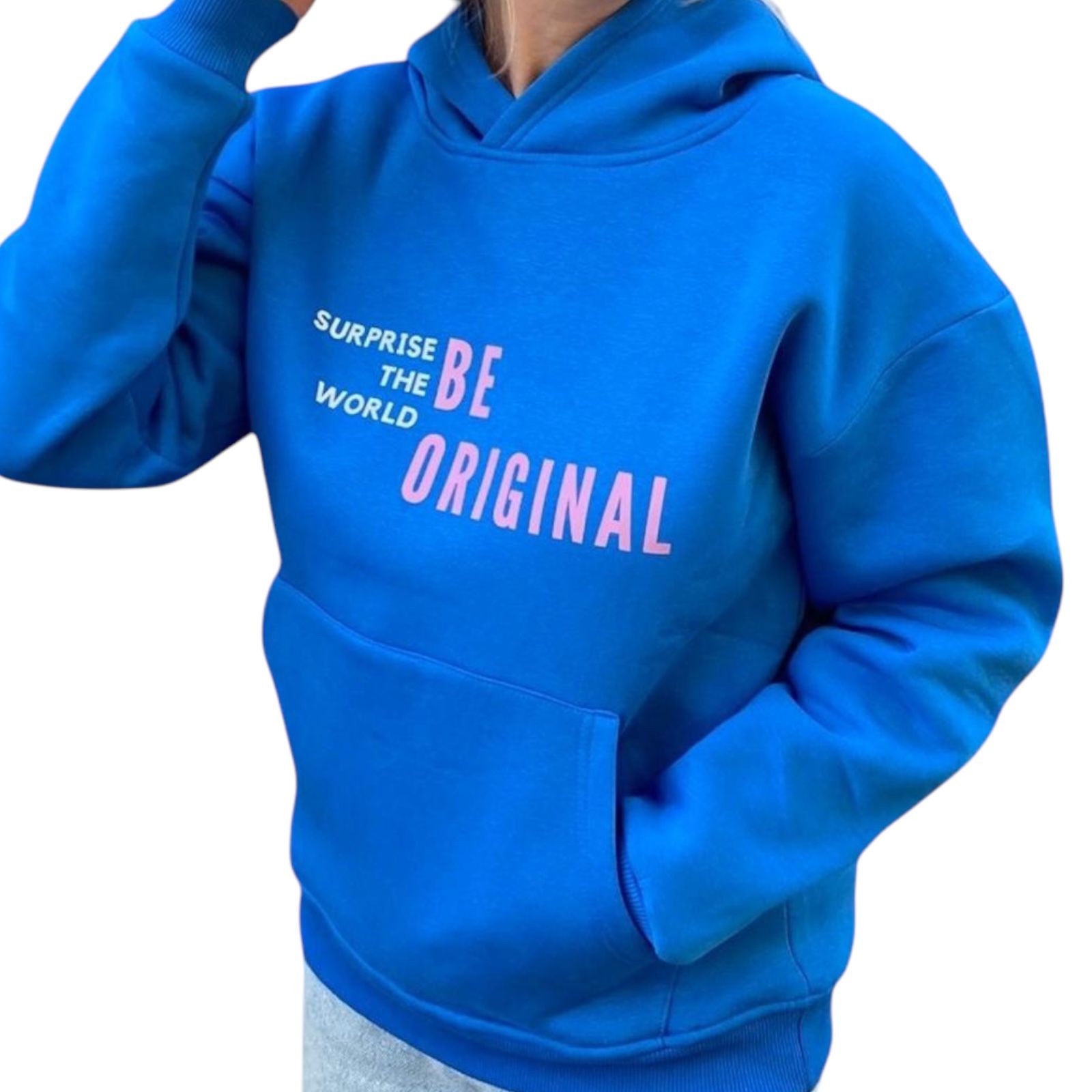BE ORIGINAL'' HOODİE