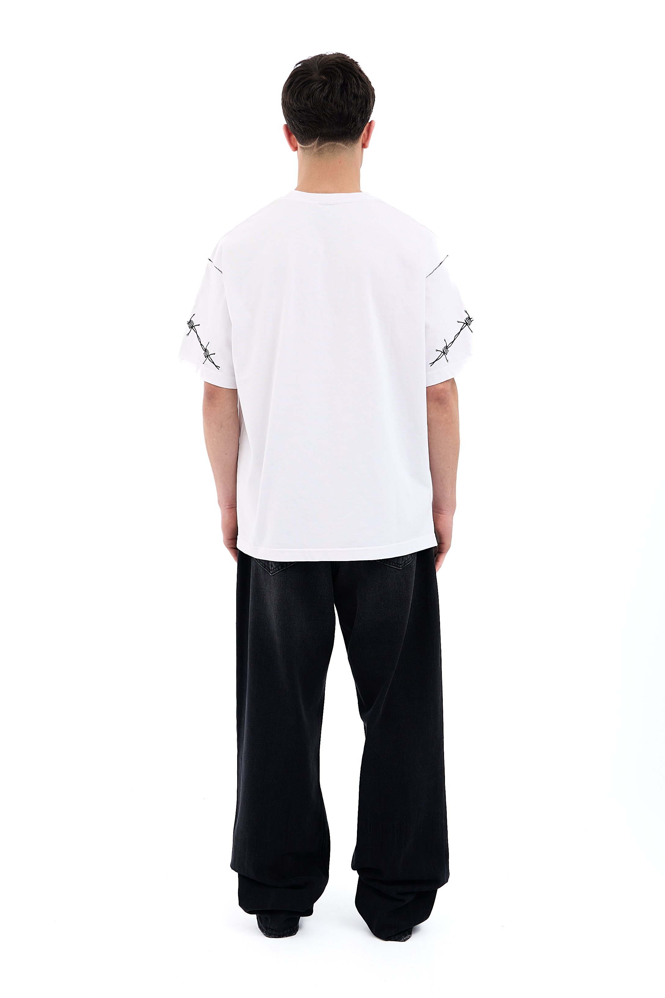Andy dad nakışlı oversize tişört