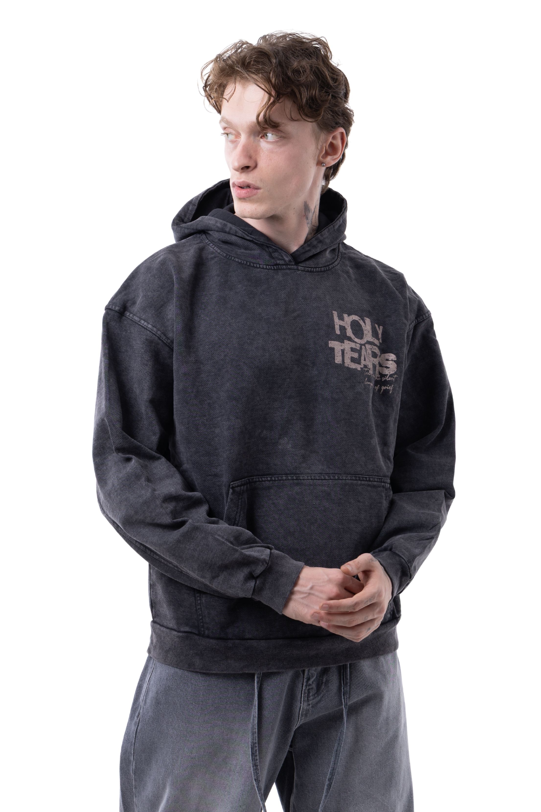 HOLY TEARS HOODİE - ANTRASİT