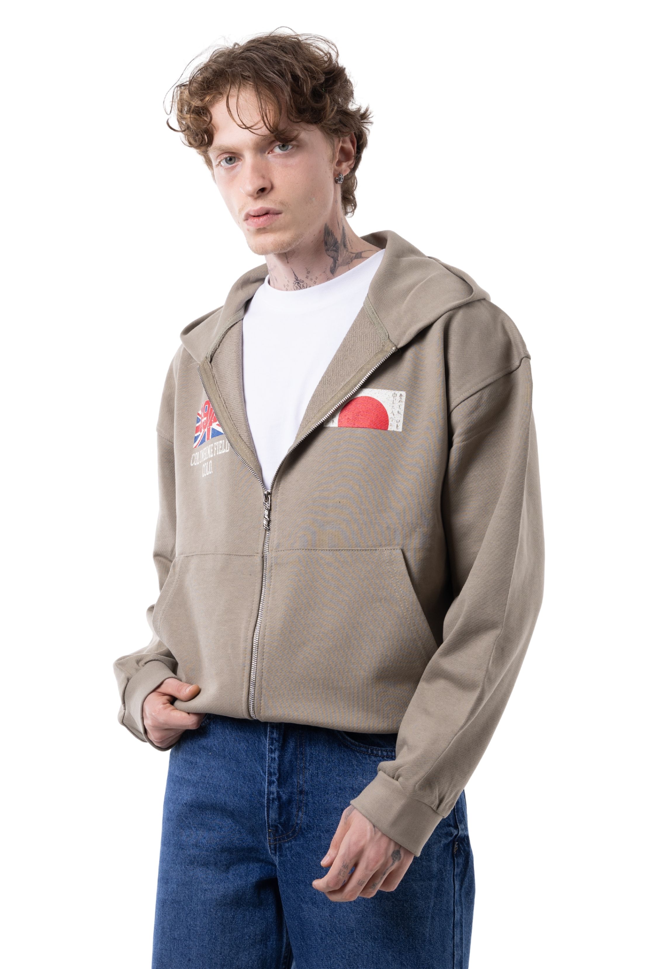 DİEGONEL WAR BASKILI ZİP - VİZON