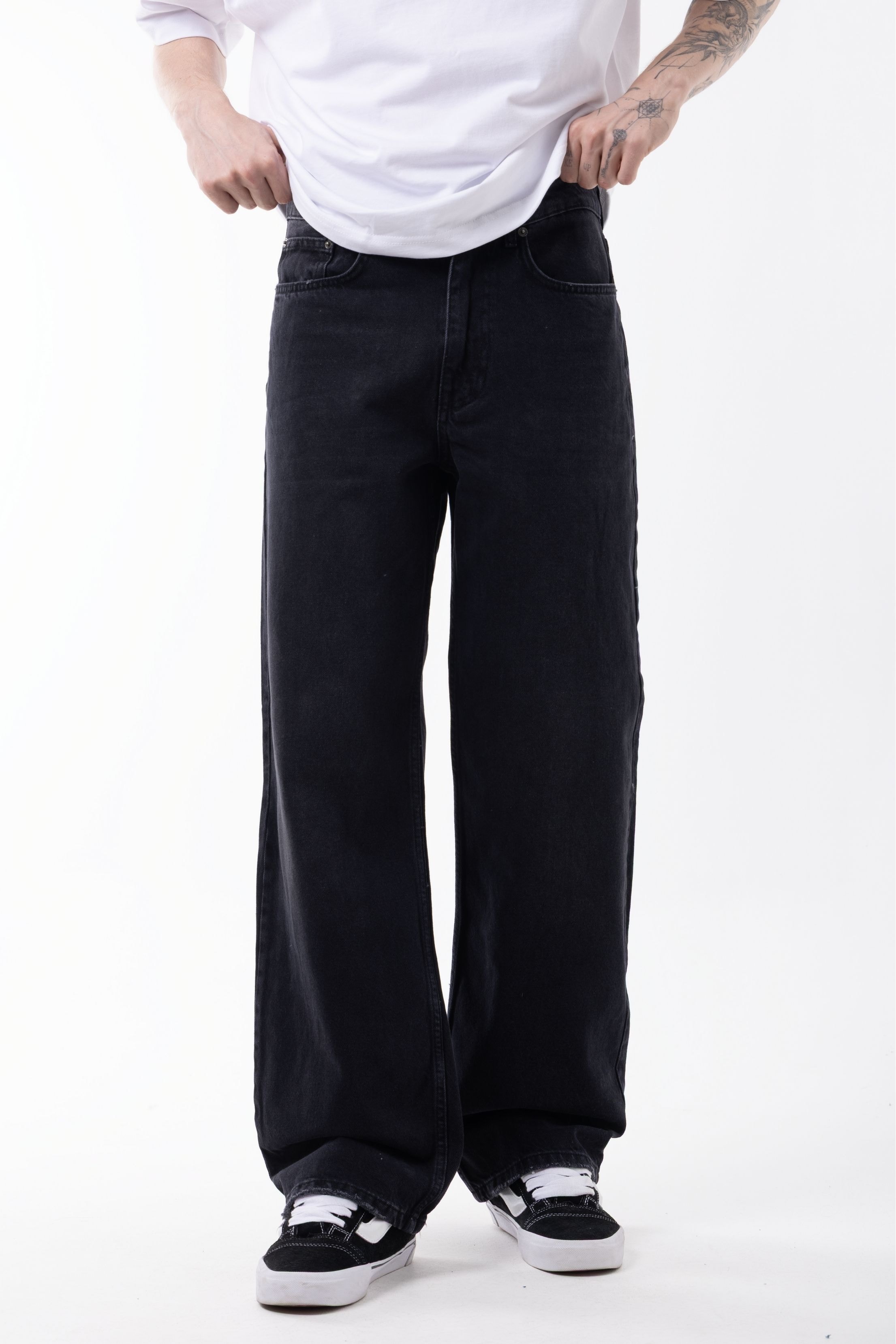 BASİC LOUSE JEANS - SİYAH