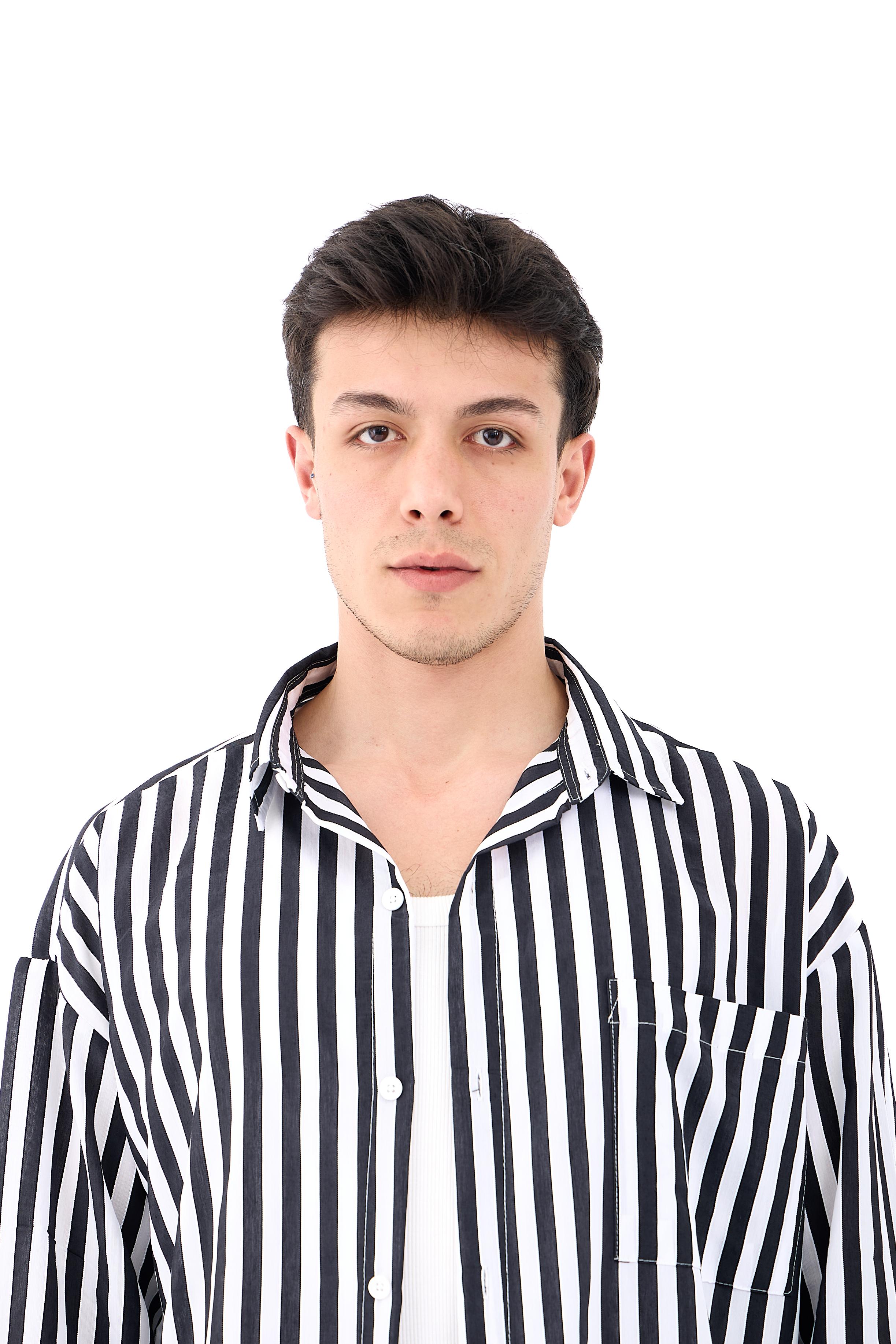 KALIN CİZGİLİ UZUN KOLLU GÖMLEK