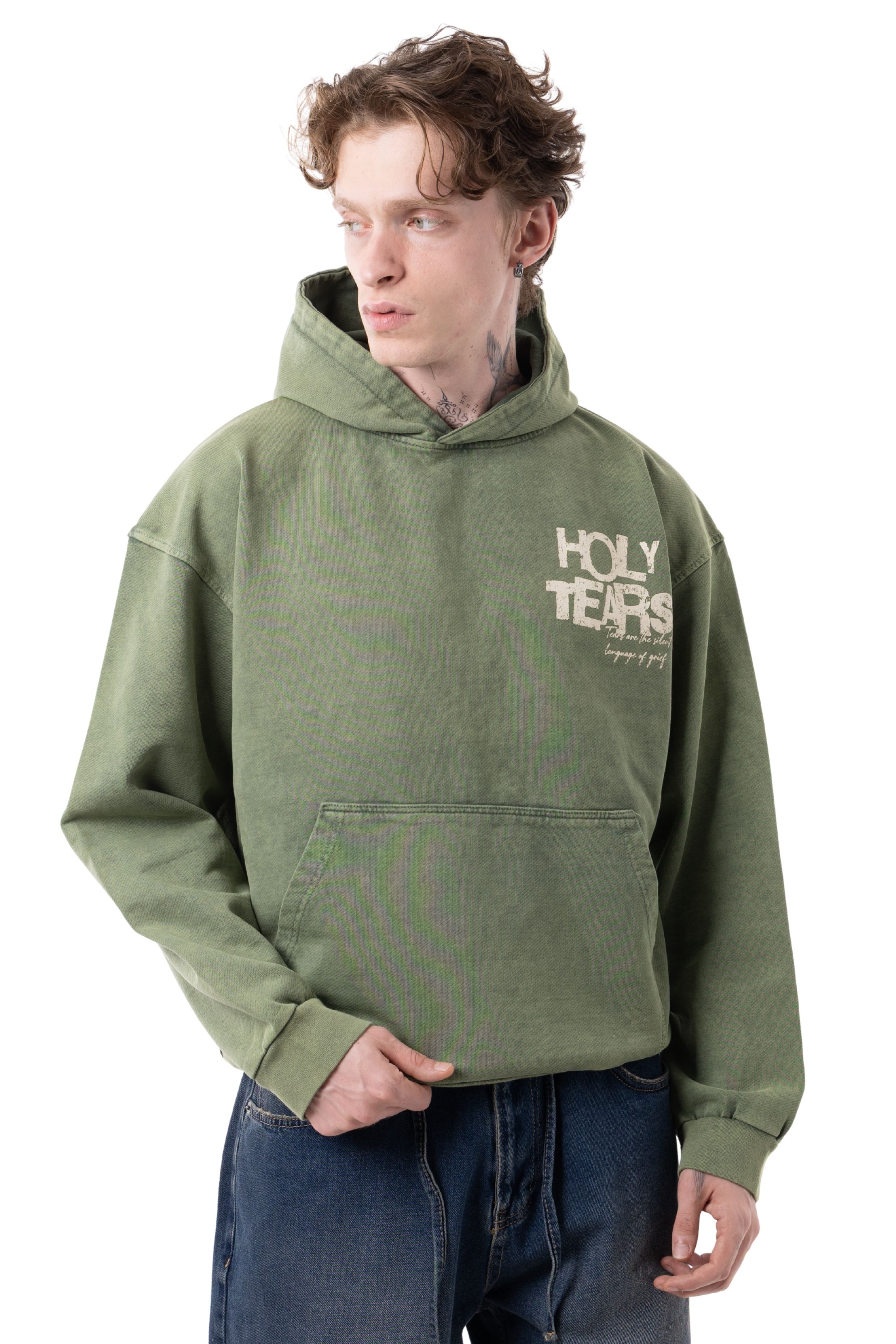 HOLY TEARS HOODİE - HAKİ